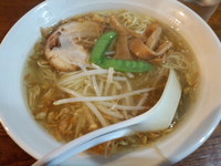 「塩ラーメン（650円）」@かおたんラーメンえんとつ屋 南青山店の写真