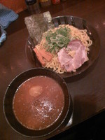 「味噌つけ麺７８０円+味玉(ﾒﾙﾏｶﾞｸｰﾎﾟﾝ)」@真武咲弥 渋谷店の写真