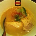 川俣シャモの白湯スープのラーメン