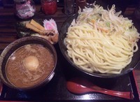 「つけ麺(ゆず風味)(２倍盛り)：680円」@つけ麺 麺舎森の写真