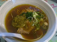 「【本日の限定】焼き牡蠣らーめん ￥850」@ハイデン.コッコFACTORYサマンサ・タマサの写真