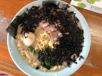 「こってりラーメン 大盛り 岩海苔+煮玉子トッピング」@ラーメンショップ 鹿島平井店の写真