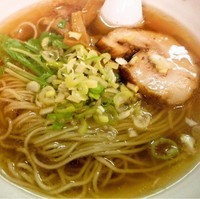 「秋刀魚だしラーメン（醤油）＋チャーハンセット」@秋刀魚だし 黒船の写真