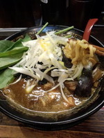 「牛煮干カレー王（今月限定麺）850円」@すごい煮干ラーメン凪 渋谷東口店の写真