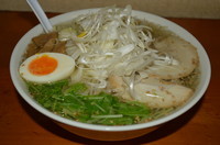 「深谷ねぎ塩ラーメン大盛り　730＋120円」@畔鐘の写真