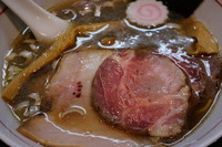 「焼豚にぼしそば」@おおぜき中華そば店の写真