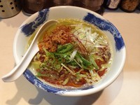 「夜10食限定、緑式担々麺」@麺屋 扇 SENの写真