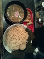 「特製つけ麺(あつもり)＋餃子」@大勝軒まるいち 川口店の写真