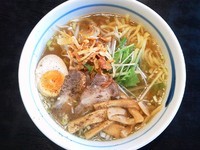 「濃厚とりそば（大盛）￥680円（＋100円）」@らあめん 麺花の写真