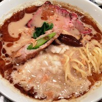 「ポルチーニ香る冬のクリームヌードル（昼夜10食限定）」@つけめん・らーめん活龍 本店の写真