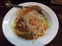 「汁なし担々麺(750円)」@旬ダイニング 鶴田の写真