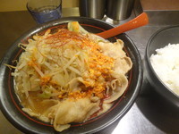 「紅らーめん野菜ダブル+大ライス」@麺創研 紅 府中の写真