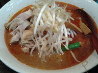 「ミニラーメン（辛味噌） 680円」@味噌麺処 花道庵の写真