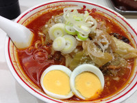 「北極ヤサイ+野菜大盛+背脂」@蒙古タンメン 中本 上板橋本店の写真