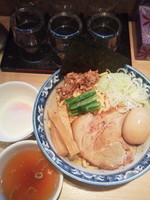 「３号油そば￥７８０＋味玉（クーポン）」@ラーメン 雷鳥の写真