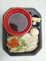 「支那そばや  佐野実のガチンコつけ麺＋さくら卵の松茸香味煮」@大つけ麺博 日本一決定戦2の写真