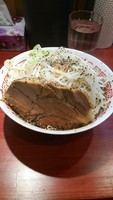 「汁無し二郎」@激盛ラーメン ゴリラ屋の写真