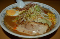 「辛味噌バターコーンラーメン1辛　850円」@常勝軒 本庄店の写真