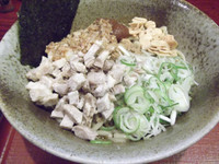 「旨味噌ポン酢まぜそば小(750円)」@食処 渓の写真