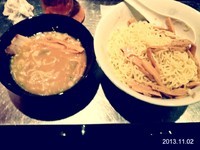 「おためしメニュー　　つけめん魚介鶏がらスープバージョン」@さんじの写真