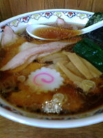 「焼豚メン」@白河手打中華そば 若葉の写真