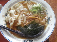 「ワンタン麺450円」@山田うどん食堂 高崎インター店の写真