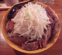 「小ラーメン豚ダブル：1000円」@ラーメン mononofuの写真