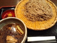 「鴨せいろ大盛1030円(そば団子付き)」@信州そば処 そじ坊 ゲートシティー大崎店の写真