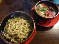 「【限定】あつもり辛味噌つけ麺（大盛り：サービス券）」@きまぐれ八兵衛 安曇野本店の写真