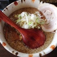 「醤油ラーメン（背脂多め）730円」@麺や 和の写真