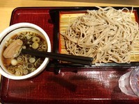 「合鴨せいろ640円」@乱切りそば あずみの写真