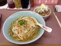 「塩ラーメン」@くるまやラーメン おゆみ店の写真