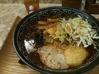 「黒龍（くろどら）＋餃子焼き」@颯龍麺（SO-RYUMEN）の写真