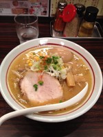 「あじ玉味噌らー麺800円」@らー麺 あけどやの写真