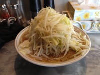 「らーめん　野菜少し多め」@らーめん大 練馬店の写真