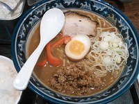 「【平日ランチ限定】カレーラーメンセット ¥800」@あさか 麺工房、 朝霞本店の写真