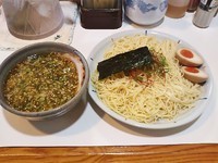 「特製つけ麺(800円)+高菜丼(150円)」@支那そばや 相模原店の写真