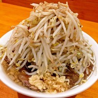 「ラーメン（ニンニクヤサイアブラカラメ）」@ラーメン角次の写真