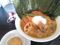 「【11月限定】クリーミィ味噌カレー（ライスボール付き）」@味噌麺 伝堂の写真