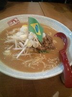 「ブラジル味噌らーめん」@みそ屋 田所商店 WBG店の写真