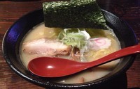 「天国塩ラーメン＋ミニチャーシュー丼(650円＋250円)」@麺や Fujiの写真