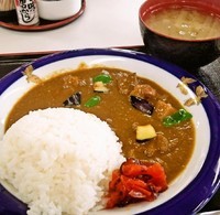 「ぜぇ～ごカレー＋大盛（500円+100円）」@おらが大槌 復興食堂の写真