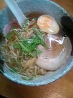 「かなめらーめん＋替え玉（かなめ）を硬めで」@らーめんかなめの写真