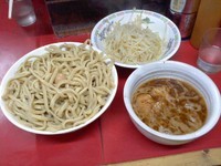 「蓮えび大つけ麺、６５０、野菜増し」@蓮爾 登戸店の写真