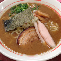 「海老むじゃきそば+大盛」@麺屋 むじゃきの写真