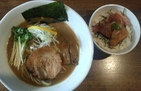 「(限定)鮪出汁そば・ミニ鮪丼付き」@ラーメン 和なりの写真