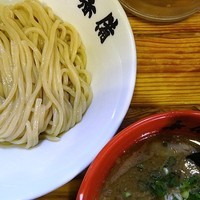 「豚鶏つけめん並　780円」@赤備の写真