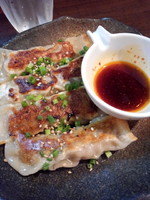 「焼き餃子390円」@北海豚骨麺屋 銀鈴の写真