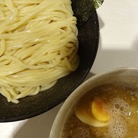 「鶏豚濃厚スープ・名古屋コーチンつけ麺（限定）800円」@麺屋 侍の写真