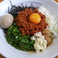 「【11～17日各12食】台湾まぜそば（追い飯付き）７５０円」@麺屋 むじゃきの写真